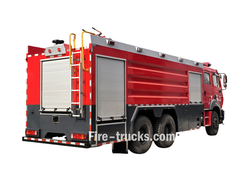 BEIBEN 6x4 12000L foam fire pumper truck
