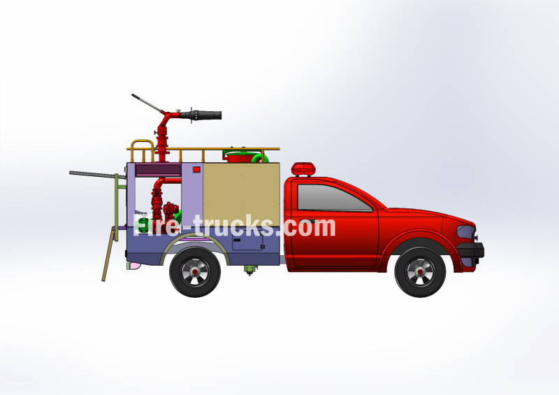 FOTON 1500L Fire Pickup RIV design drawing