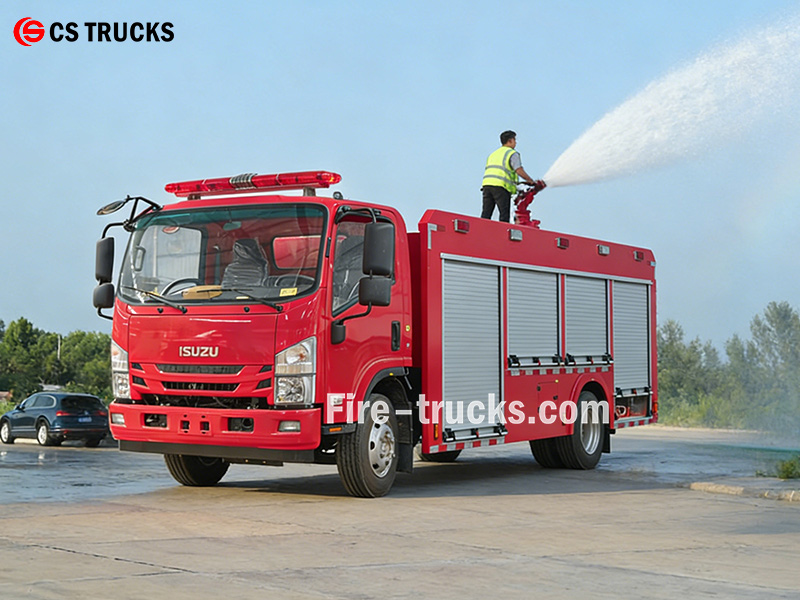 ISUZU 4000L Fire Fighting Water Tanker Truck