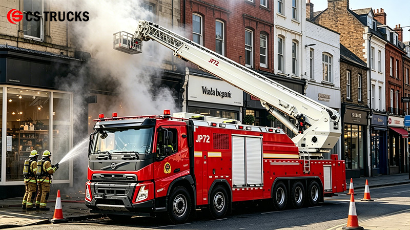 howo 72 Meter 360 Degree Turntable Aerial Ladder Fire Truck howo 72 Meter 360 Degree Turntable Aerial Ladder Fire Truck