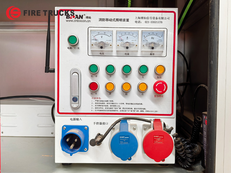 HOWO SITRAK roll-up aluminum door fire rescue truck Togo
