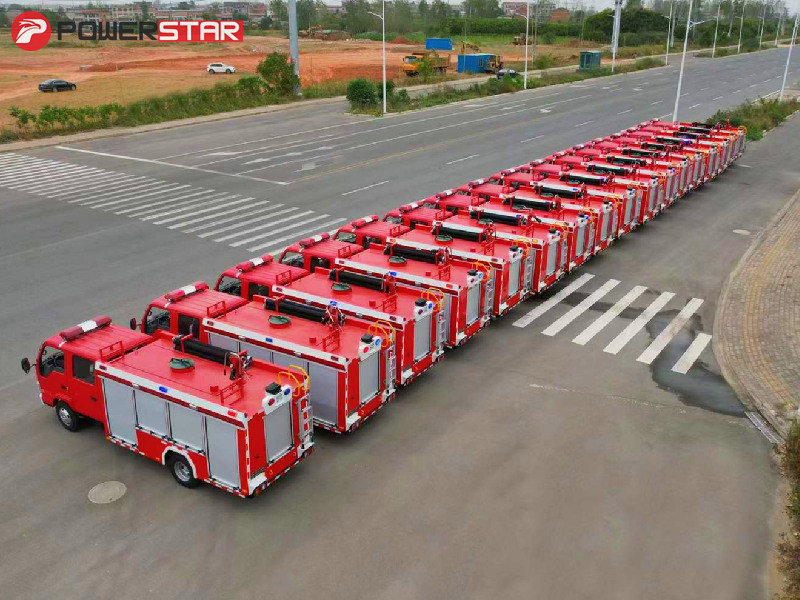 17 units ISUZU water foam fire engine