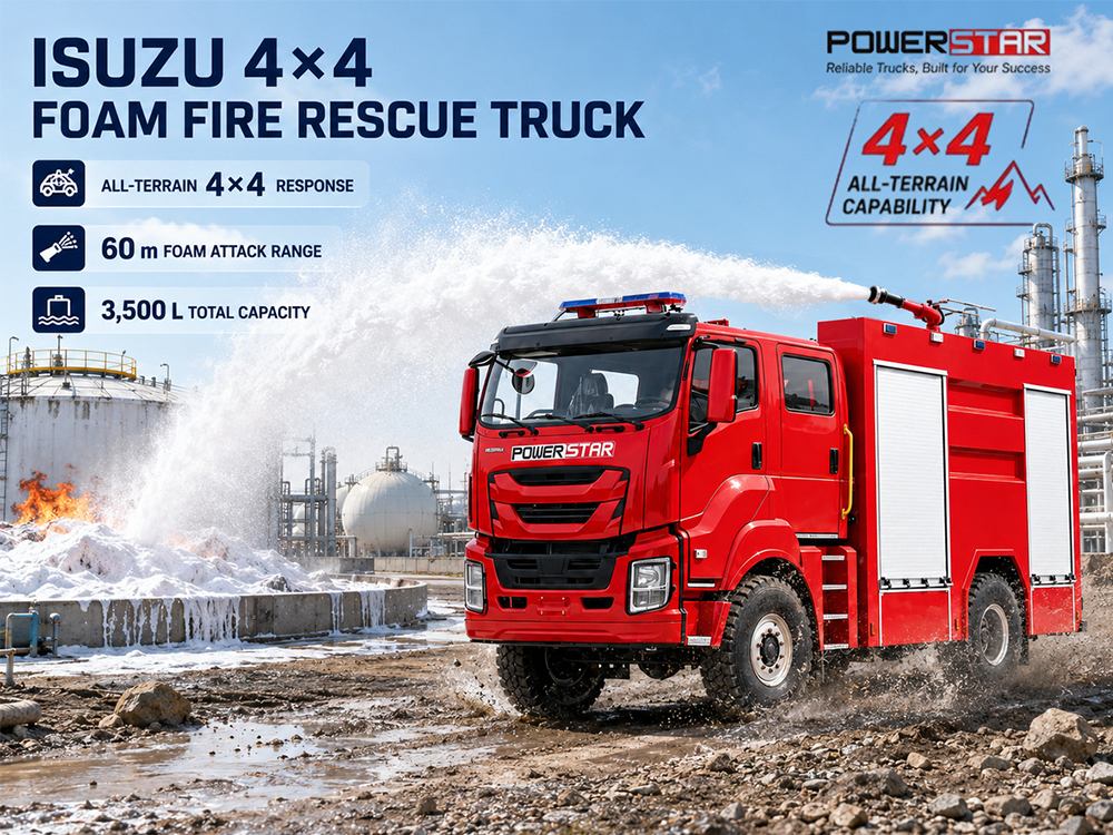ISUZU GIGA 4x4 Fire Engine for Albania Official Chemical Plant Fire Suppression ISUZU GIGA 4x4 Fire Engine for Albania Official Chemical Plant Fire Suppression