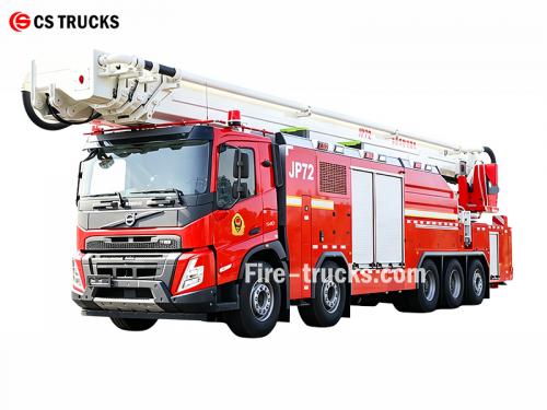 72 Meter Aerial Ladder Fire Fighting Foam Fire Truck - POWERSTAR Trucks