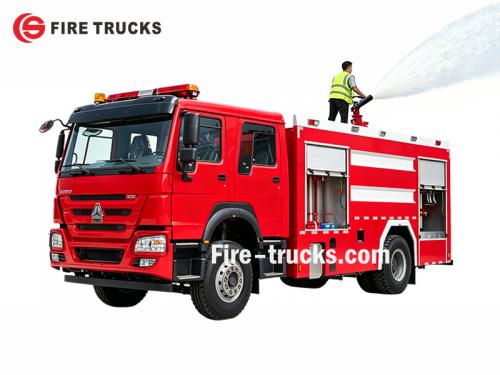 High Pressure Foam Fire Truck HOWO - POWERSTAR Trucks