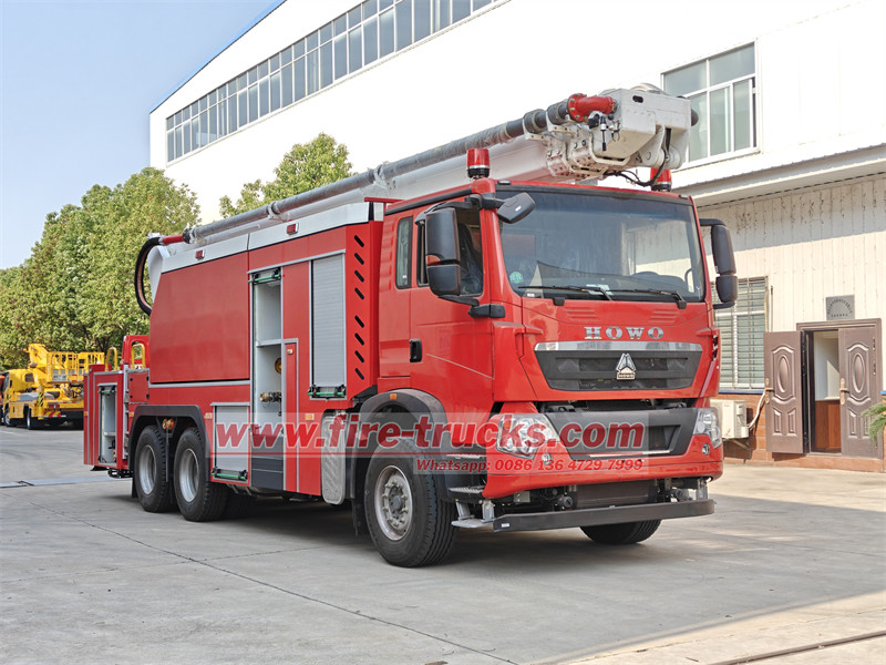 Các tính năng chính của xe cứu hỏa tháp cao HOWO