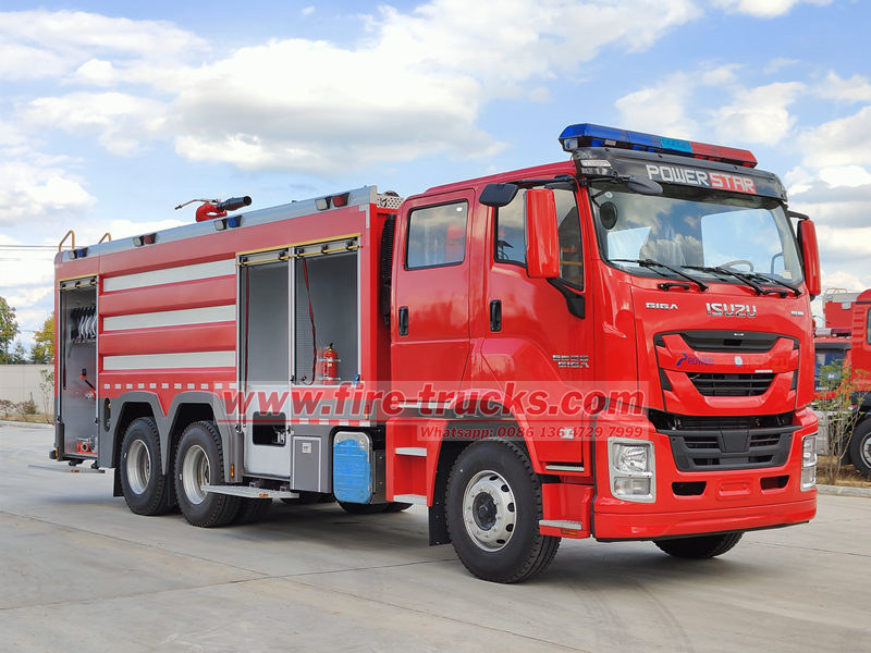 Mục đích của trang bị chữa cháy tiêu chuẩn trên xe cứu hỏa ISUZU
