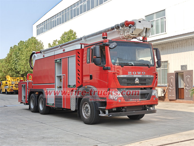 Xe chữa cháy tháp nước HOWO: Cấu trúc và ứng dụng