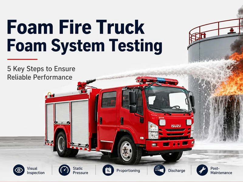 Làm thế nào để kiểm tra hệ thống bọt trên xe chữa cháy bọt?