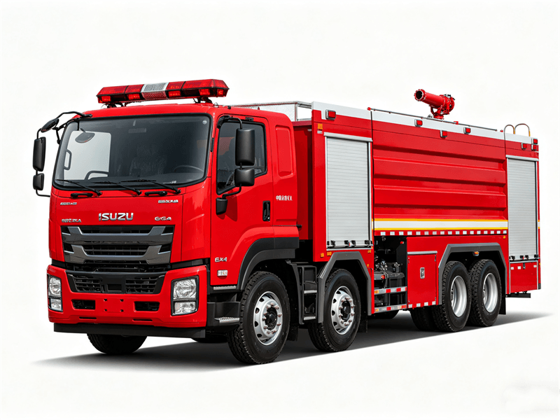 Xe chữa cháy bột